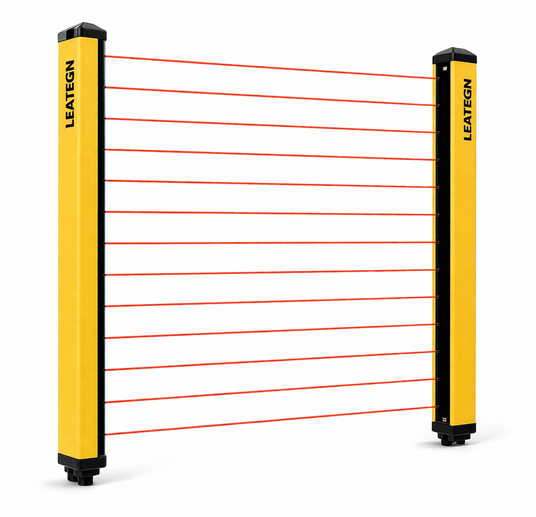 Safety light curtain on EPB Belt Drive