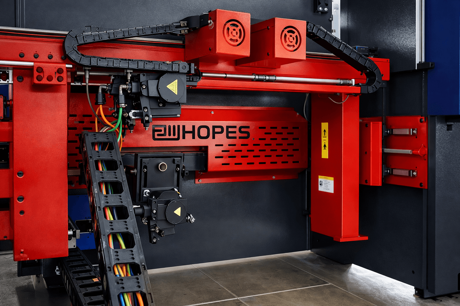 HPB EURO 6+1 axes backgauge configuration